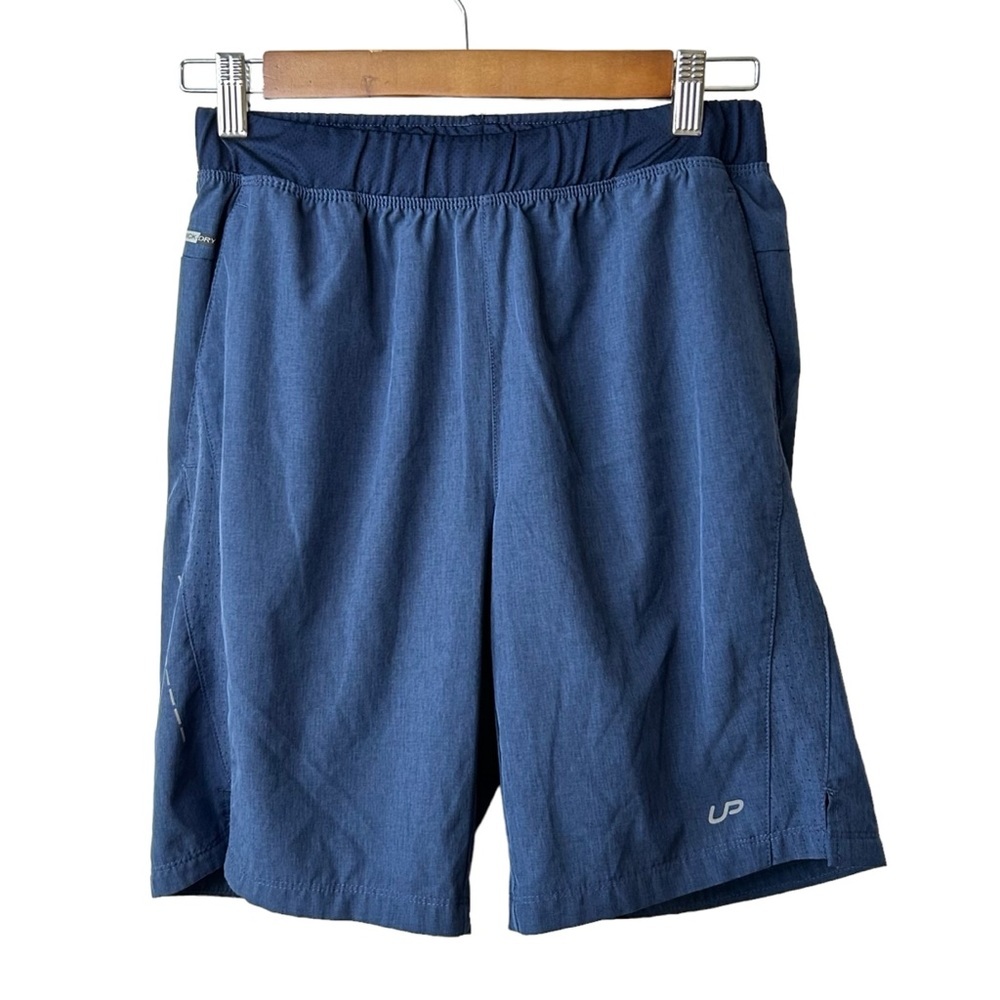 Unipro Woven Quick Dry Lined Active Pull On Shorts Men’s SZ‎ Small Blue Hybrid
